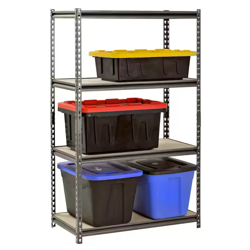 4-Tier Steel Storage Shelving Unit Y75427