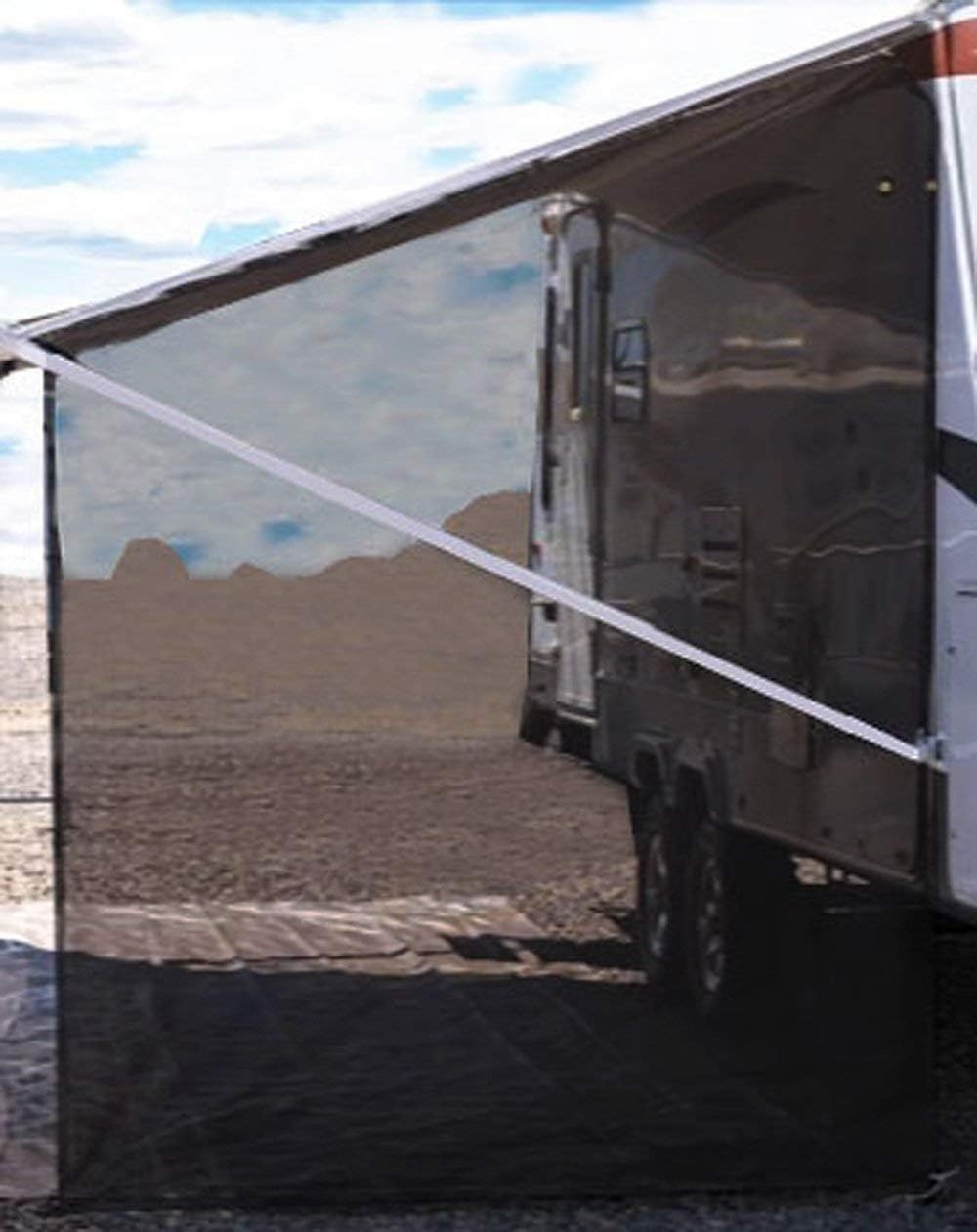 Blue Mesh RV Awning Side Shade 9'X7' O7064