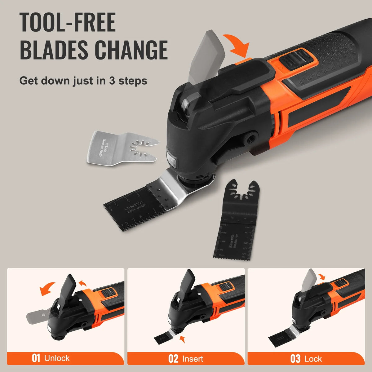 Oscillating Multi Tool 6 Variable Speeds M4813