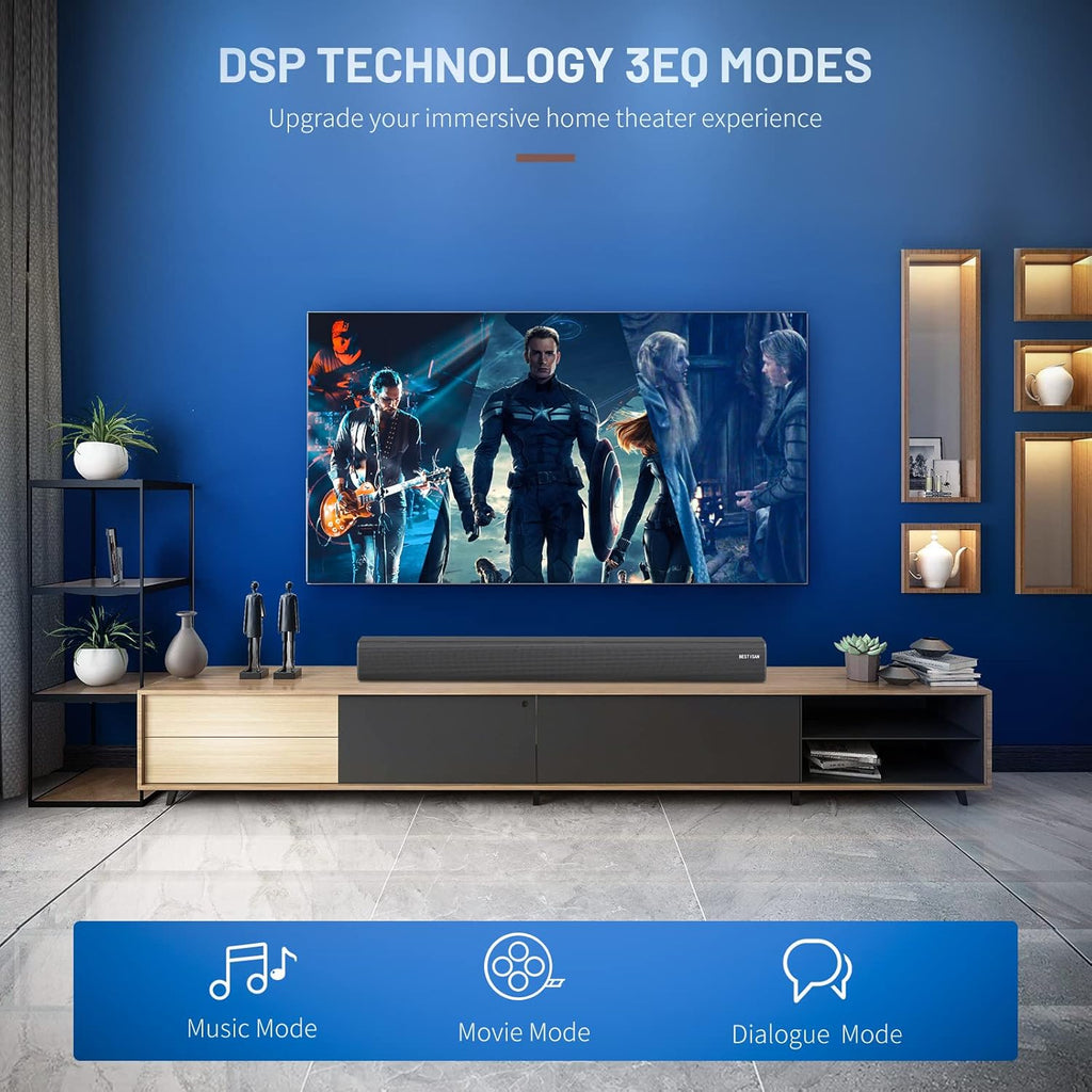 100W Wireless TV Sound Bar with HDMI-ARC X47872