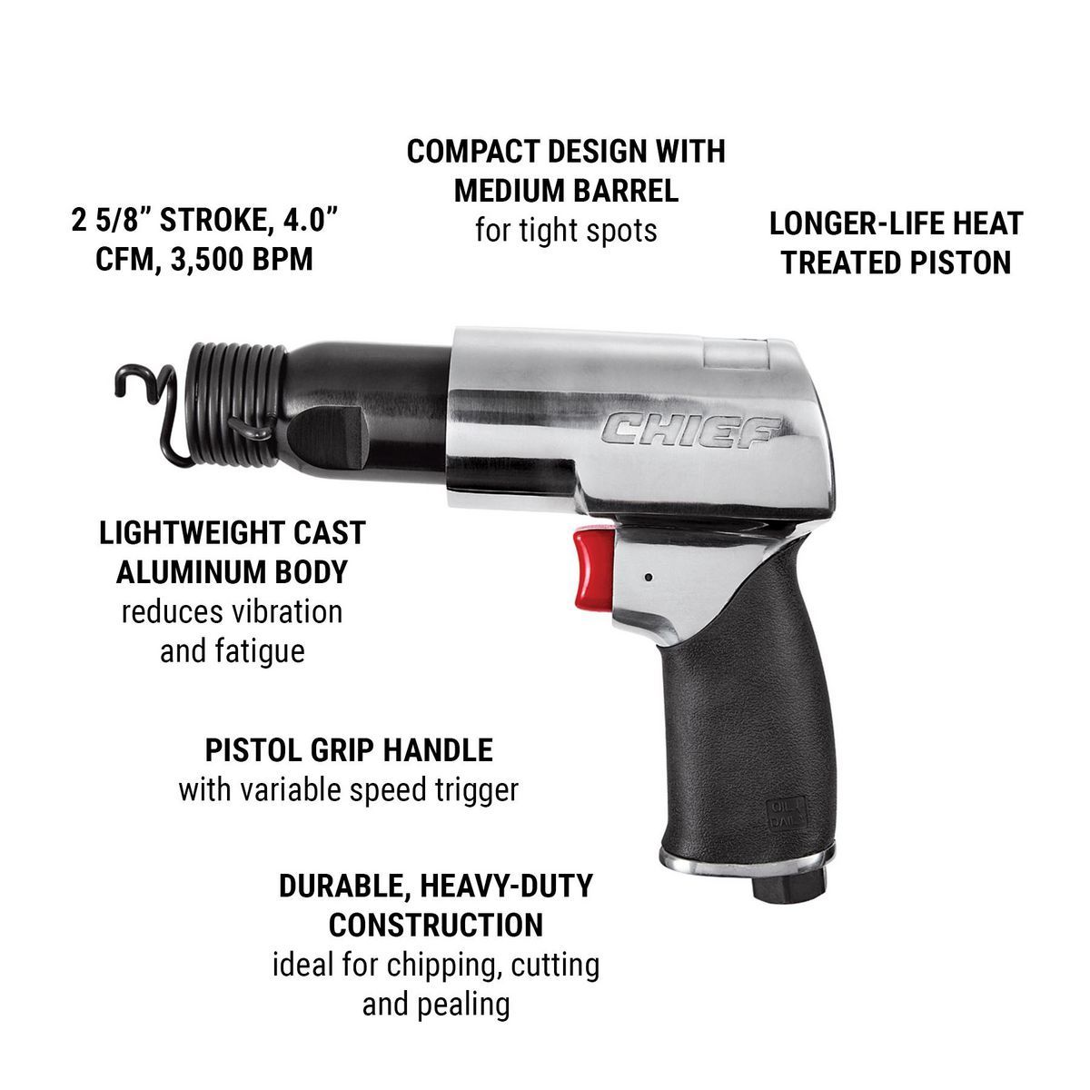 Medium-Barrel Air Hammer V7300