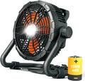 Rechargeable Portable Cordless High Velocity Floor Fan F2716