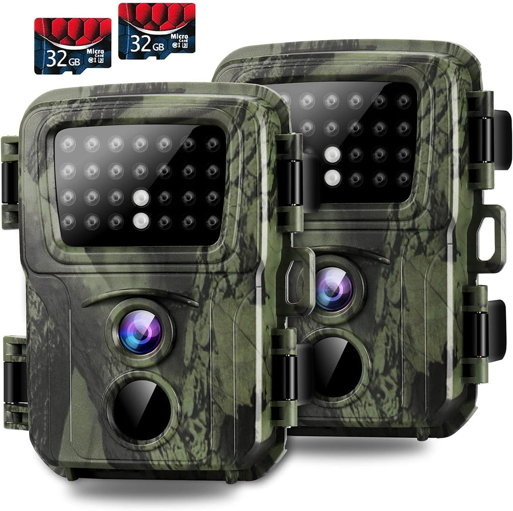 2 Pack 20MP 1080P Trail Camera with Night Vision E613
