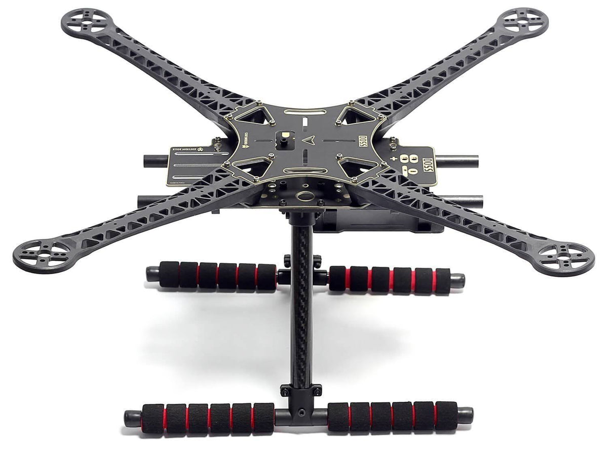 Quadcopter Fuselage Frame Kit with Carbon Fiber Landing Gear V5726