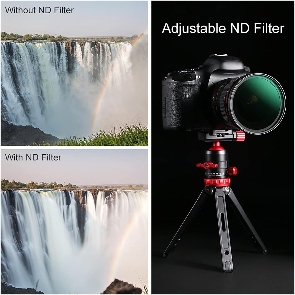 52mm Variable ND Filter ND8-ND128 3-7 Stop Q958