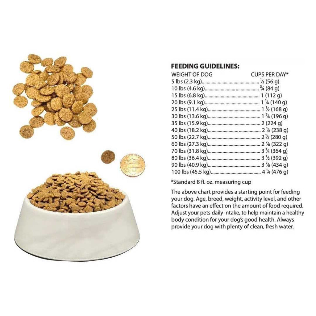Natural Adult Dry Dog Food Chicken Meal and Brown Rice 6.6 lb Bag F67618