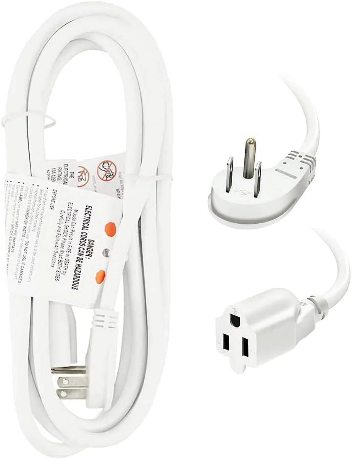 10 Ft 16/3 Flat Plug Indoor Extension Cord V5465