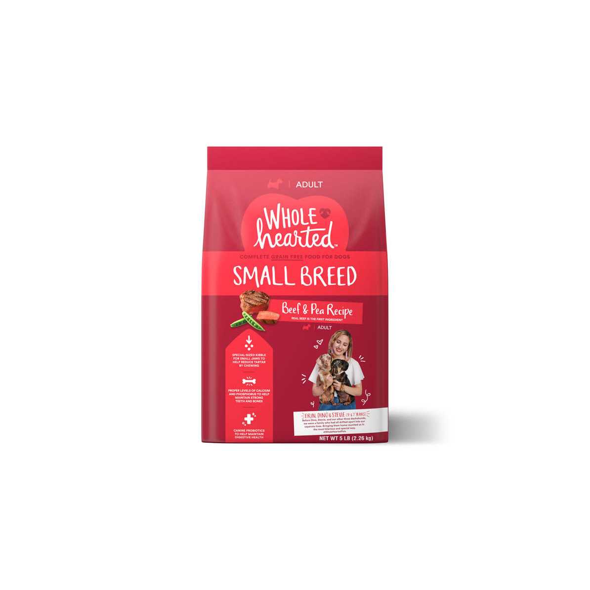 Grain Free Beef & Pea Recipe Small Breed Adult Dry Dog Food T388230