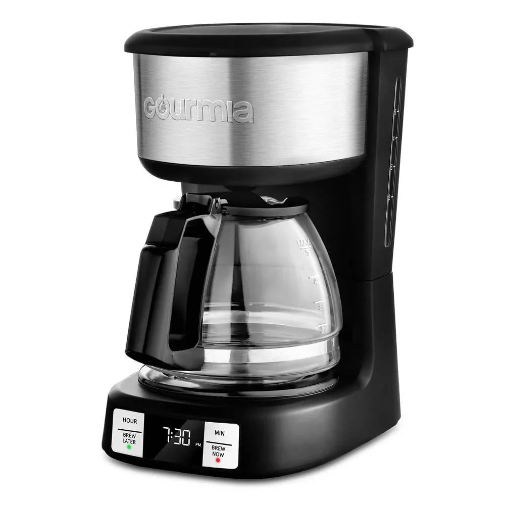 5 Cup Programmable Drip Coffee Maker Black H22215