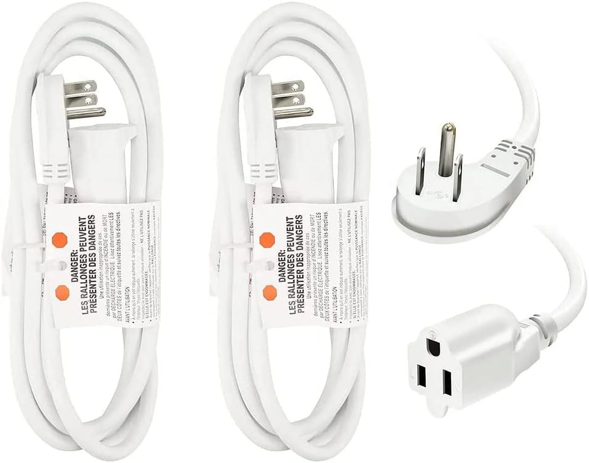10 Ft 16/3 Flat Plug Indoor Extension Cord V5465