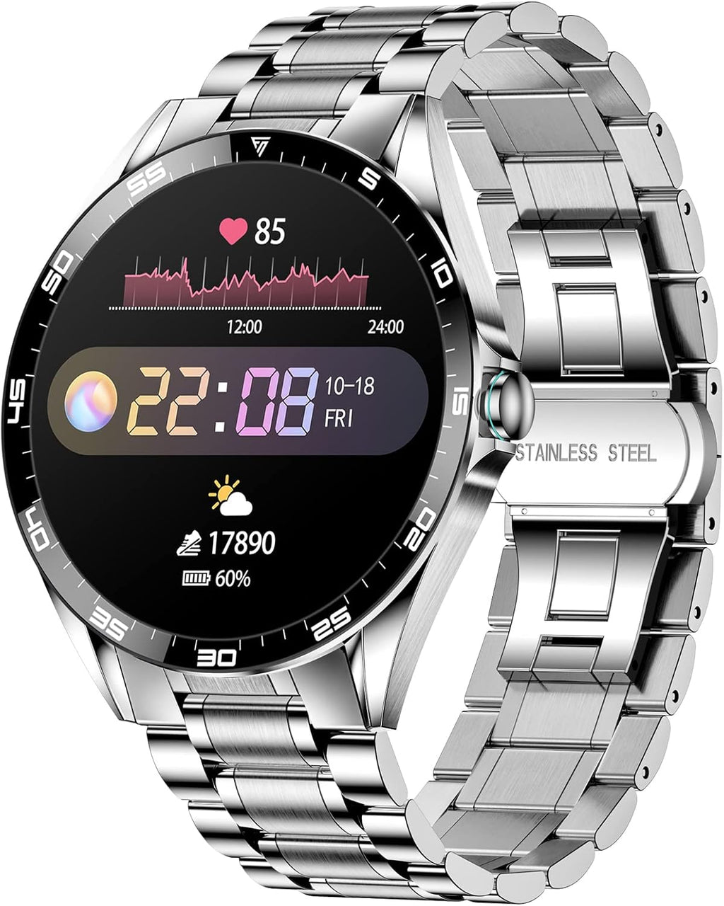 IP67 Waterproof Smartwatch with Heart Rate Sleep Monitor U57106