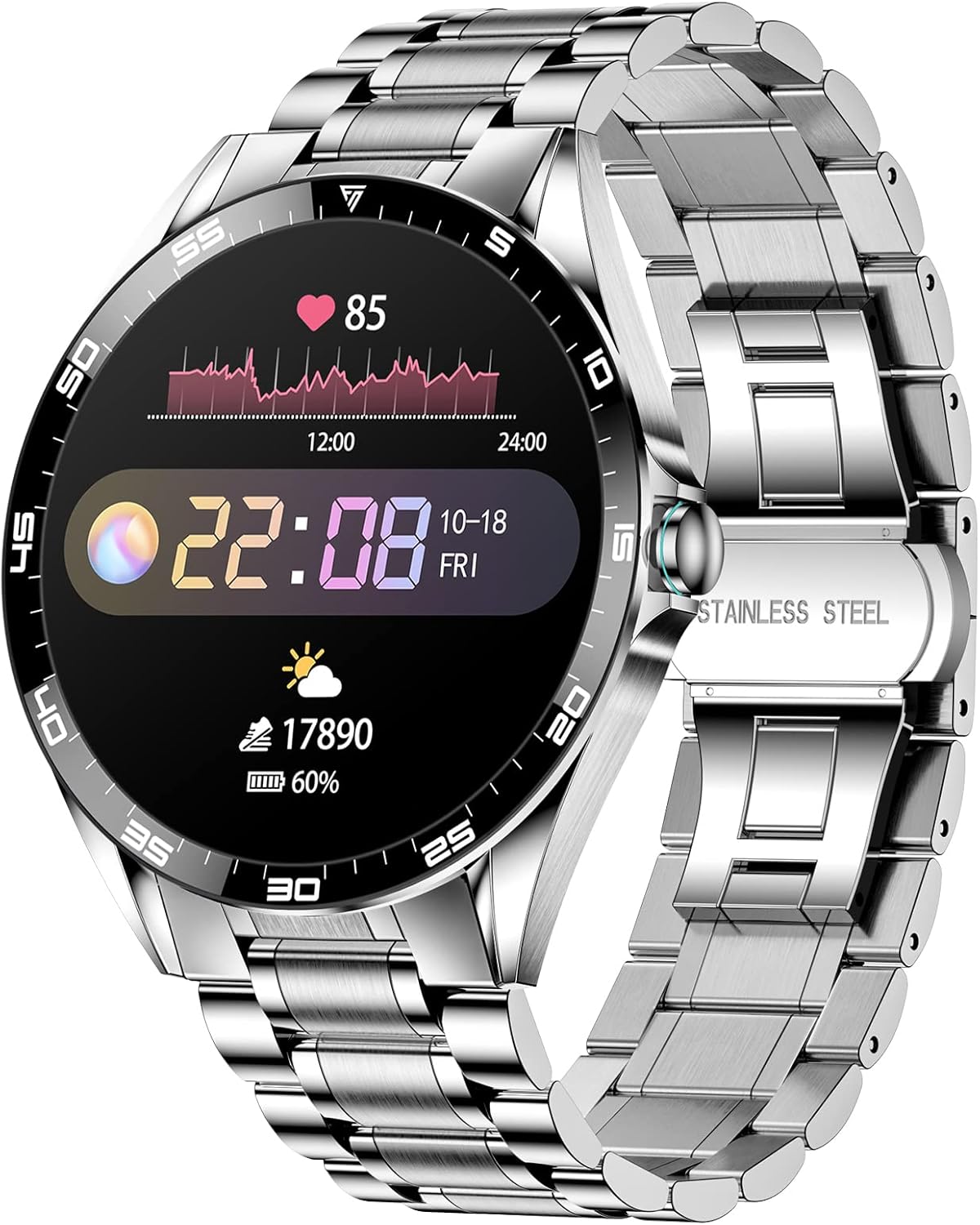 IP67 Waterproof Smartwatch with Heart Rate Sleep Monitor U57106