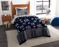 Queen Size 5 Piece Polyester Bed In Bag Set U548510