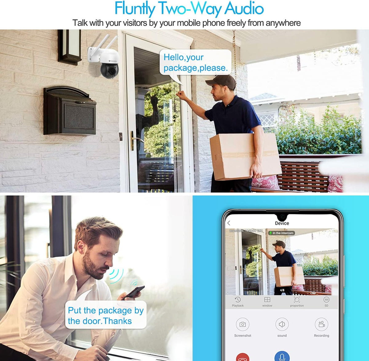 Ultra-HD 3MP WiFi PTZ Security Camera K583609