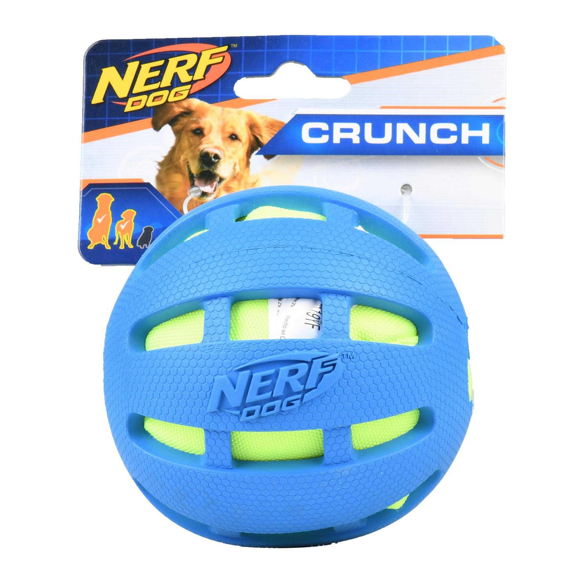 Checker Crunch Ball Dog Toy A52936