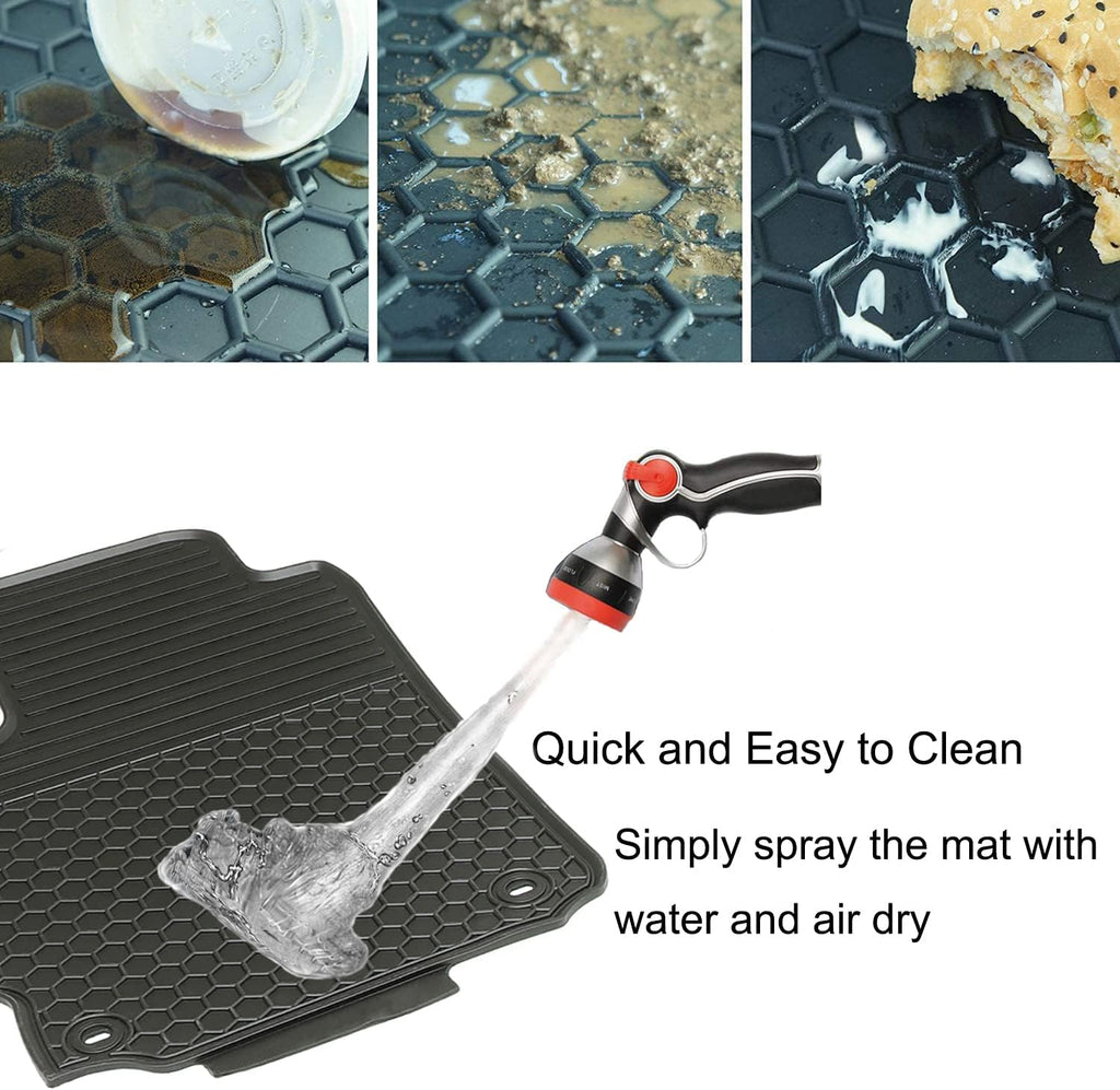 Rubber All Weather Floor Mats Set K66364