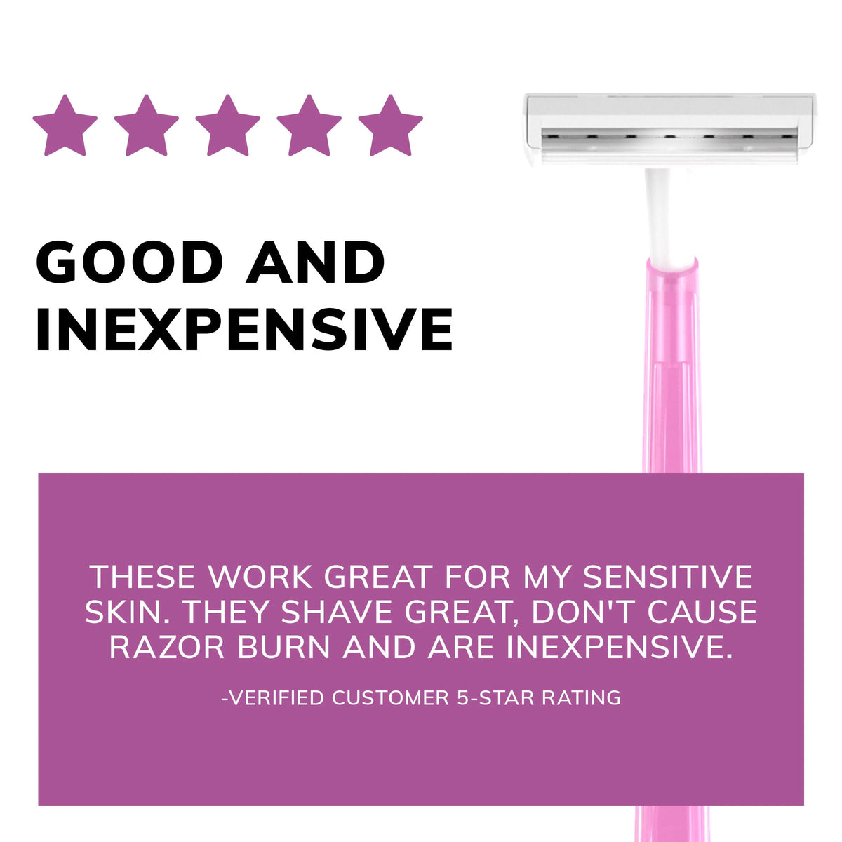 Disposable Razors 2-Blade 18 Pack T268