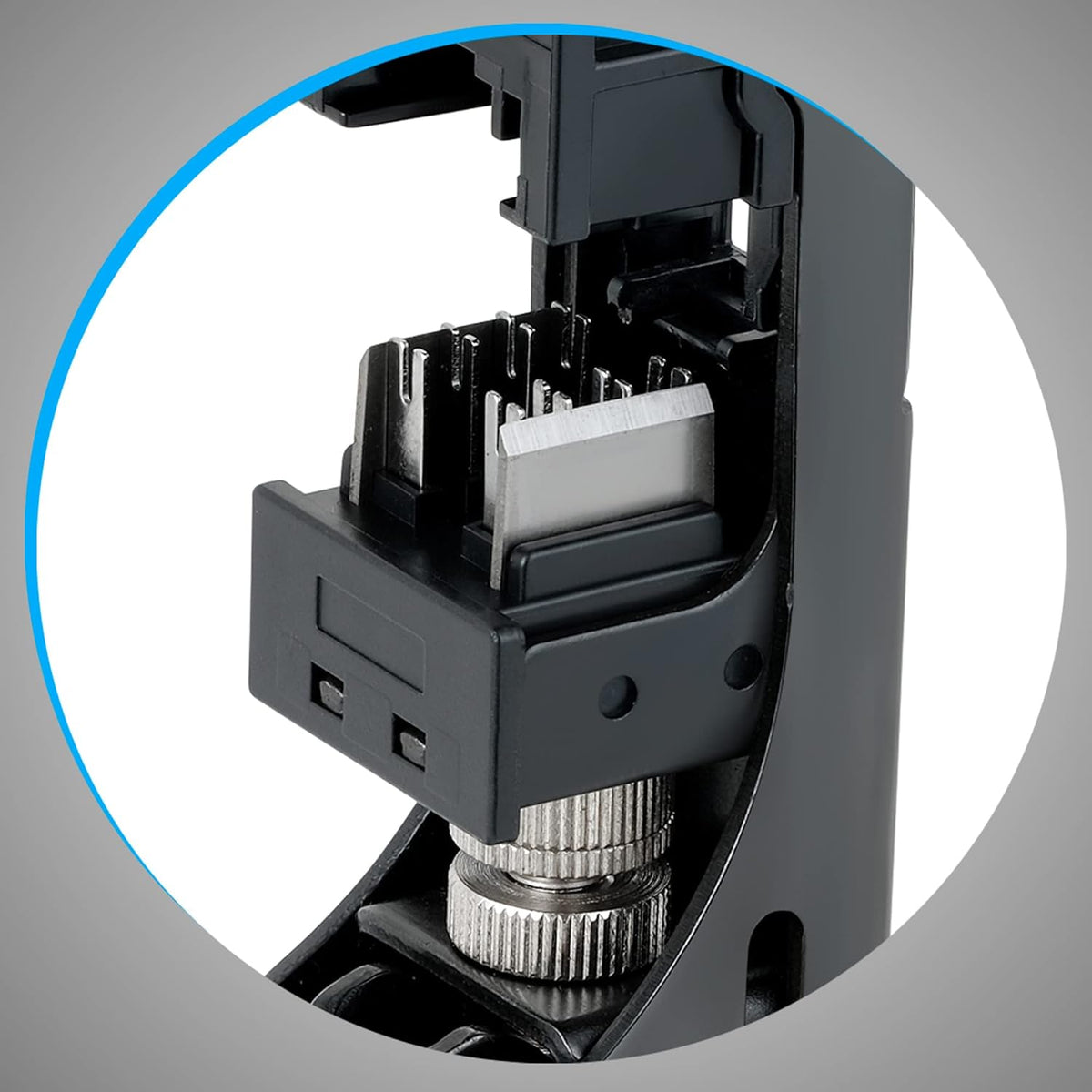 RJ45 UTP Keystone Jack Termination Tool Set with 10 Blue & 10 White Cat6/5e Connectors G135
