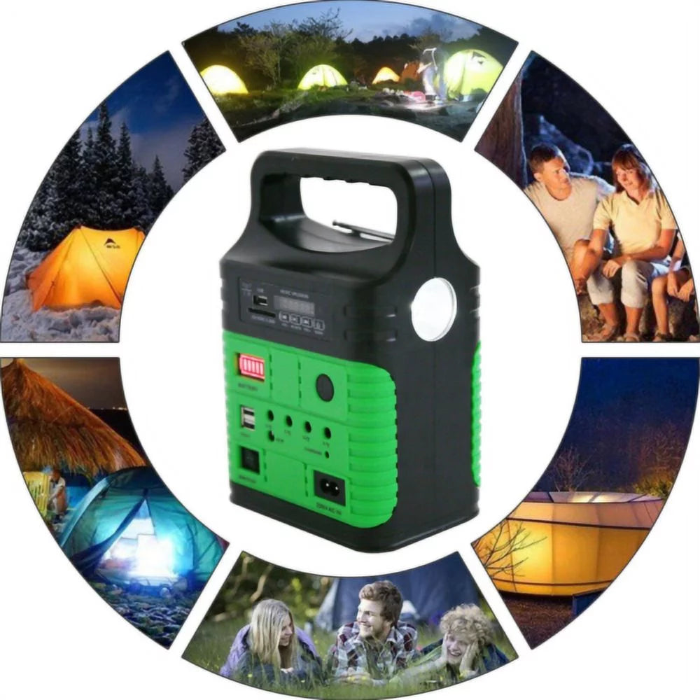 Portable Power Station and Solar Generator with 10W Solar Panel P44978