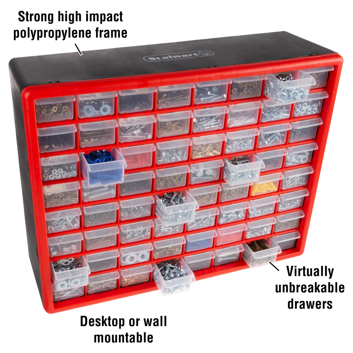 24 Drawer Plastic Storage Cabinet S913