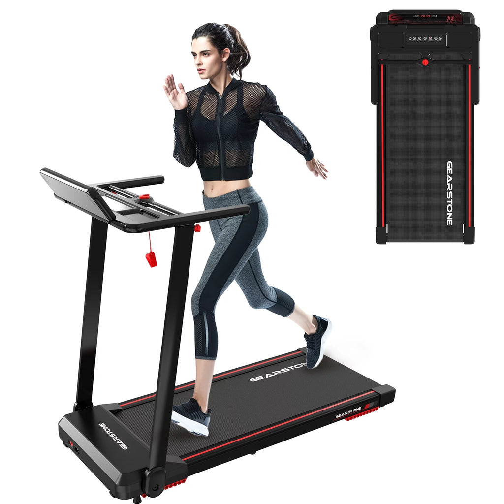 Foldable Electric Treadmill with LCD Monitor I77753