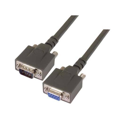 Heavy Duty D-Sub Cable, DB9 Male / Female, 5.0 ft N91577