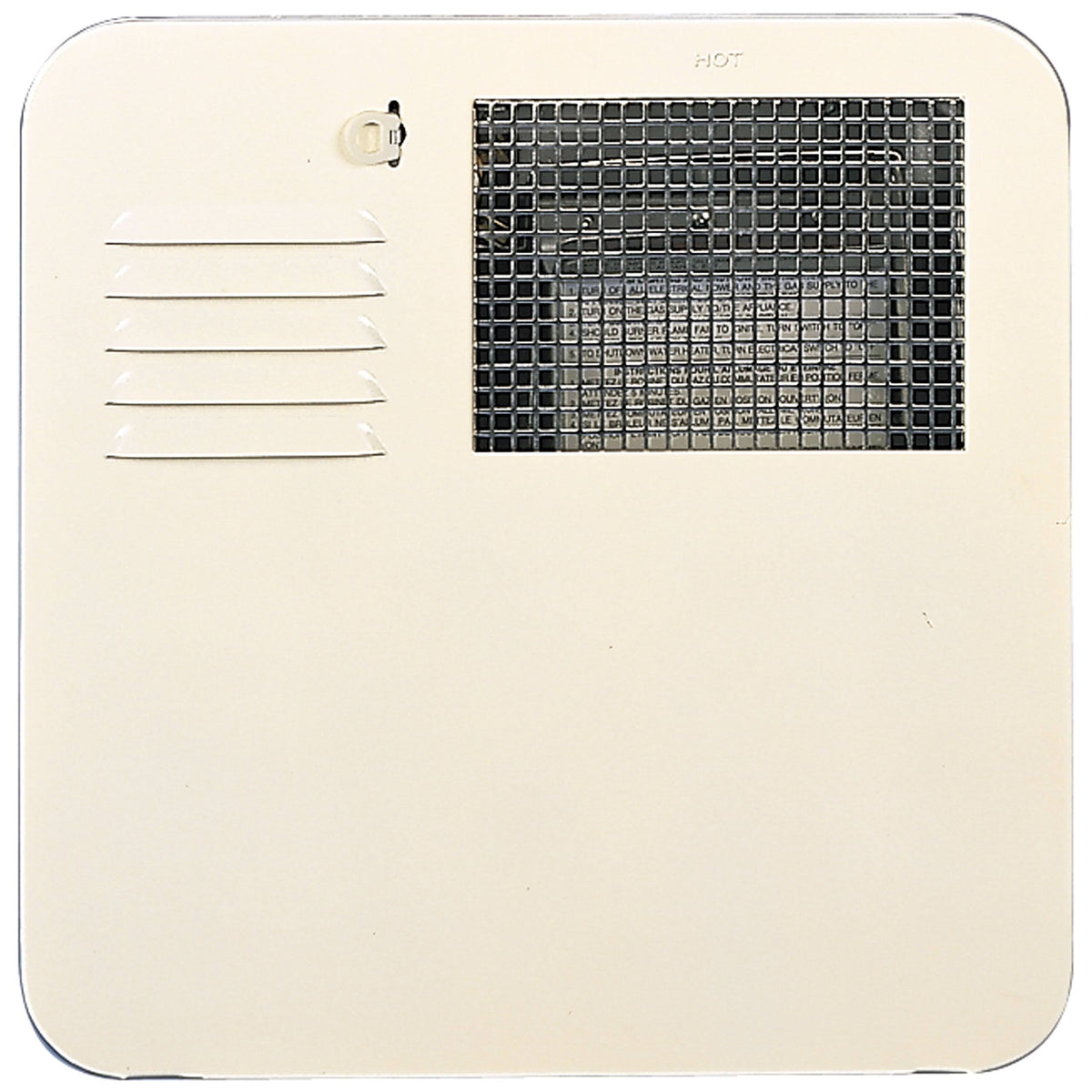 Colonial White Water Heater Door K71698