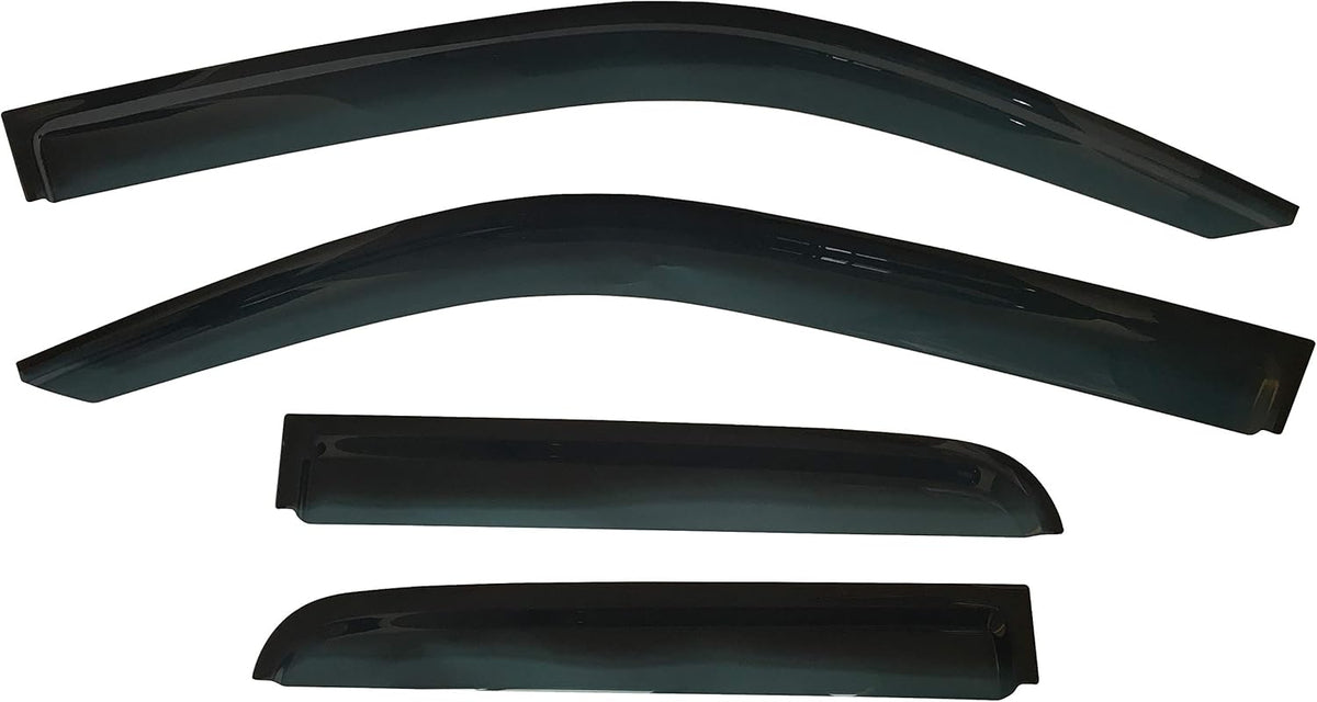 Dark Tinted Tape-On Side Window Visor Deflectors O275654