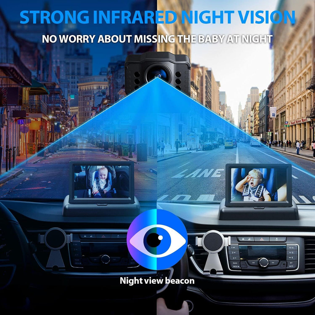 Baby Car Camera Mirror with Monitor Night Vision X796414