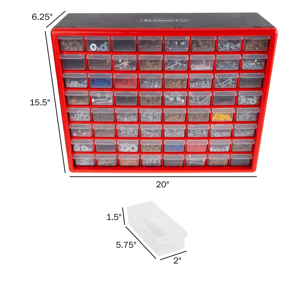 24 Drawer Plastic Storage Cabinet S913