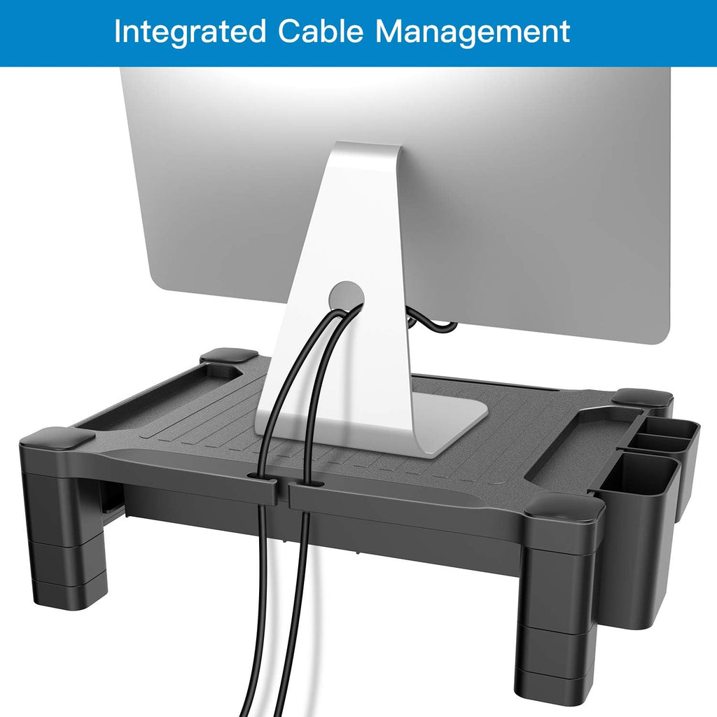 Monitor Stand with Drawer, Adjustable Computer Riser, Pack of 2 Y8202