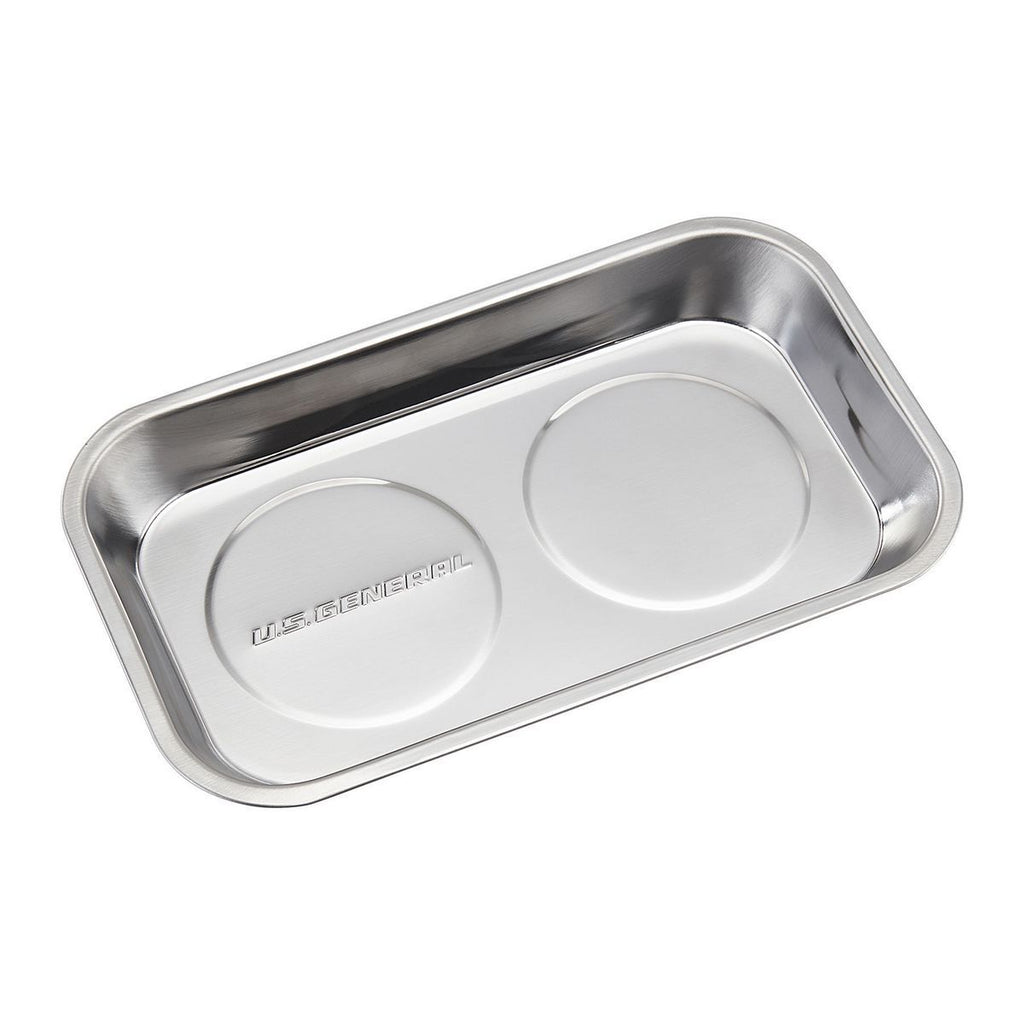 9-1/2 in. x 5-1/2 in. Magnetic Stainless Steel Parts Tray H858450