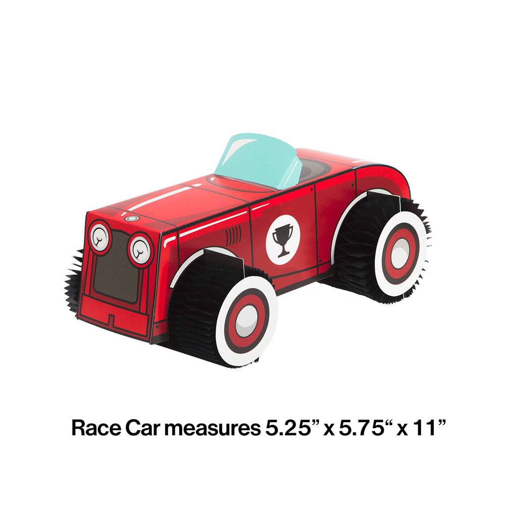 3D Vintage Race Car Centerpieces L8324