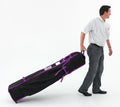 Black Pop Up Canopy Tent with Wheeled Roller Bag D986