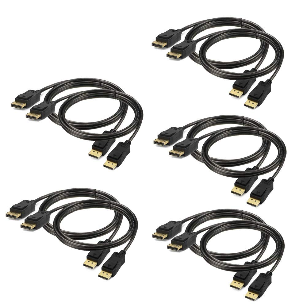 DisplayPort to DisplayPort Cable 6 feet 10-Pack Y2376