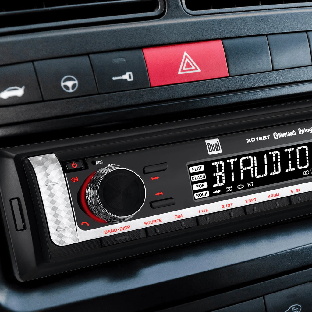 Single DIN Car Stereo Head Unit with Bluetooth I22349