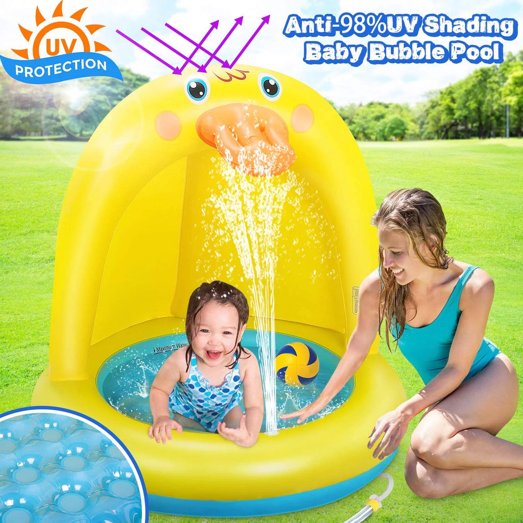Inflatable Baby Pool with Canopy N836