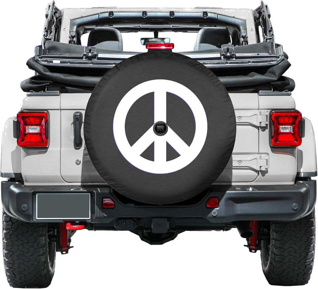 Soft Tire Cover for Jeep Wrangler JL with Back-up Camera W878
