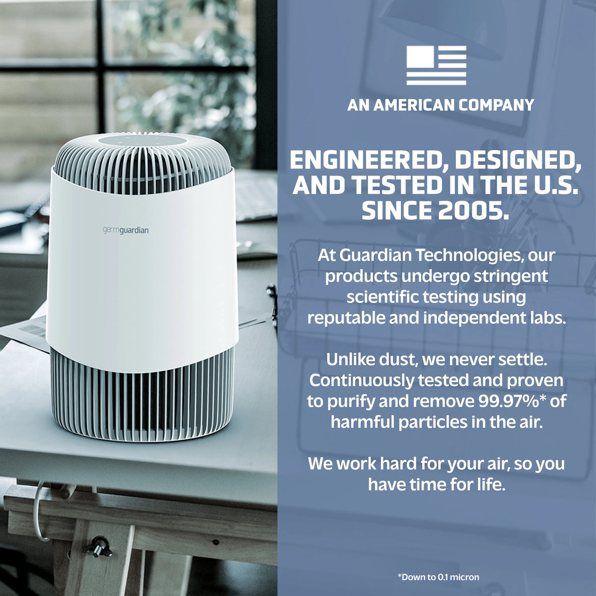 Air Purifier with HEPA Filter, UV-C, 1095 Sq. ft. L42632