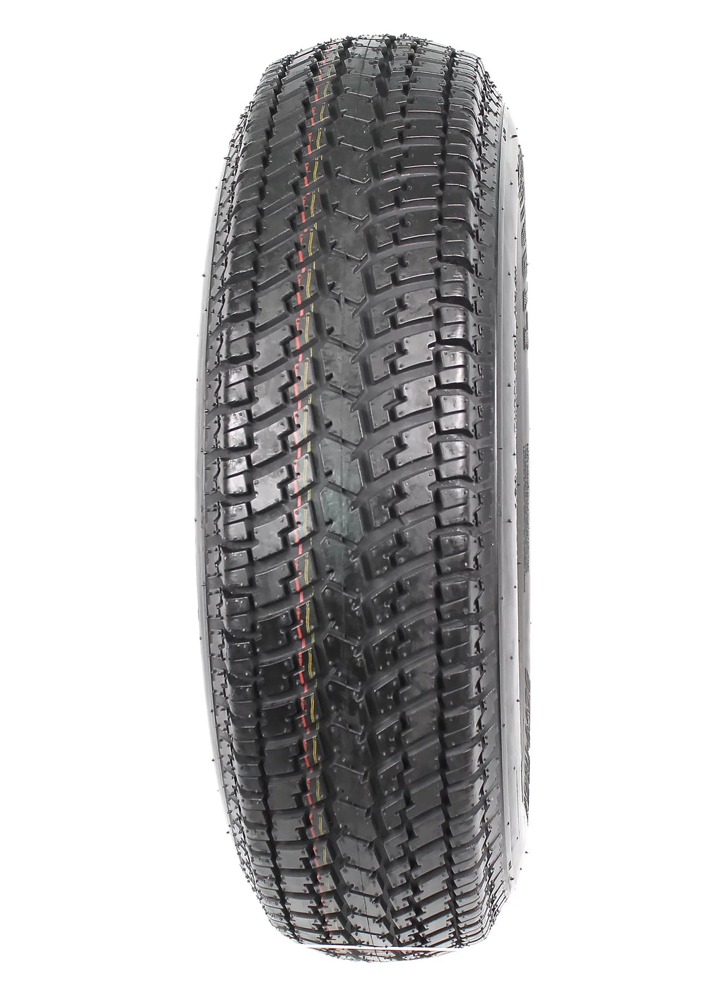 2-Pk Trailer Tire On Rim ST205/75D14 LRC 5 Hole White Spoke Wheel I85104