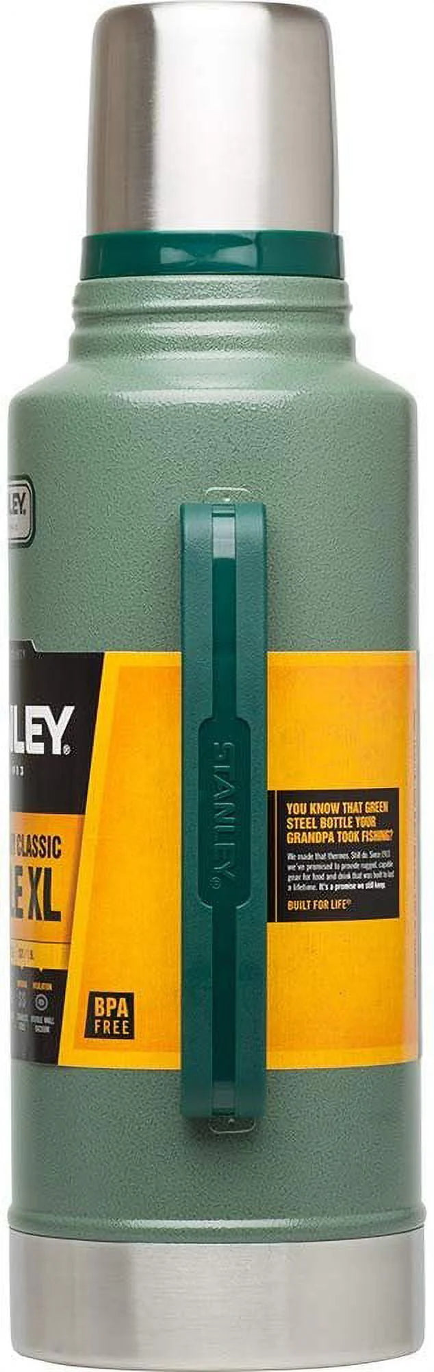 Vacuum Bottle 2QT Hammertone Green A7270