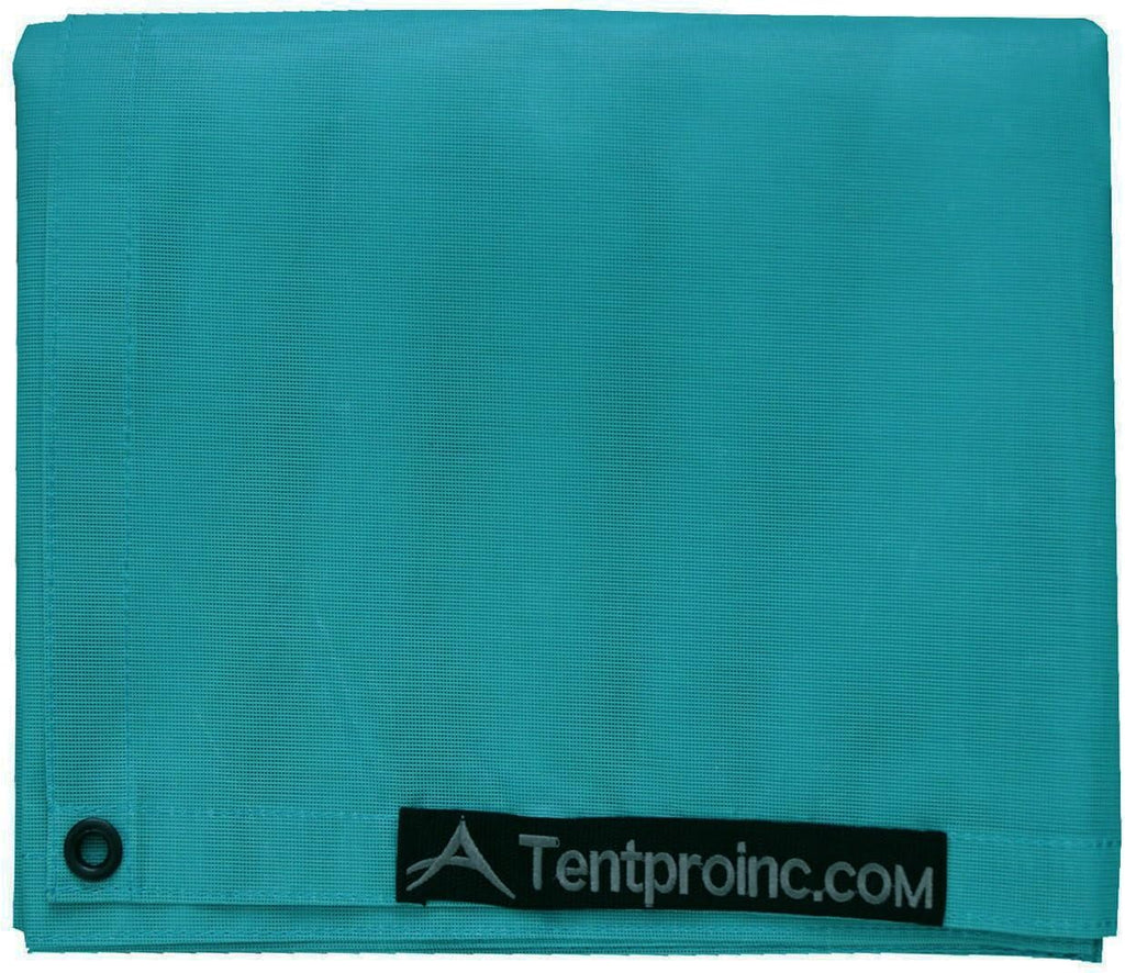 Blue Mesh RV Awning Side Shade 9'X7' O7064