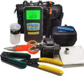 FTTH Fiber Cold Connection Tool Kit with Fiber Cleaver Visual Fault Locator Optical Power Meter O97299