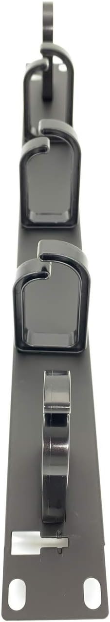 5 Pack 1U Cable Management Panel with D-Ring Hooks Q37334
