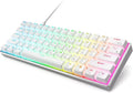 60% Wireless Mechanical Keyboard Hot Swappable Gateron Red Switch White S798272