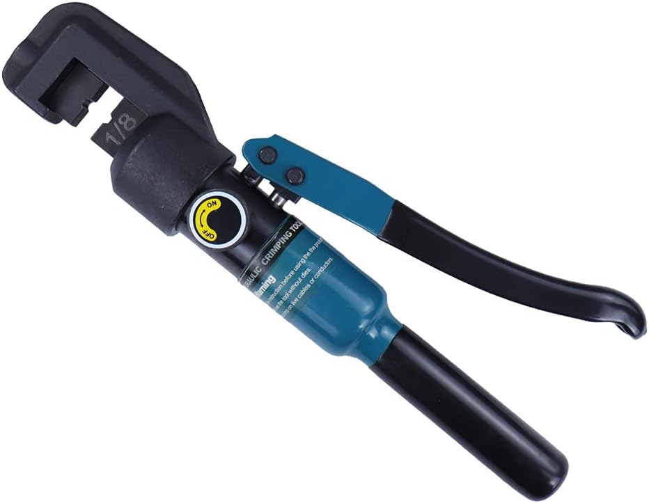 Hydraulic Wire Battery Cable Lug Terminal Crimping Tool with 9 Pairs Dies M413