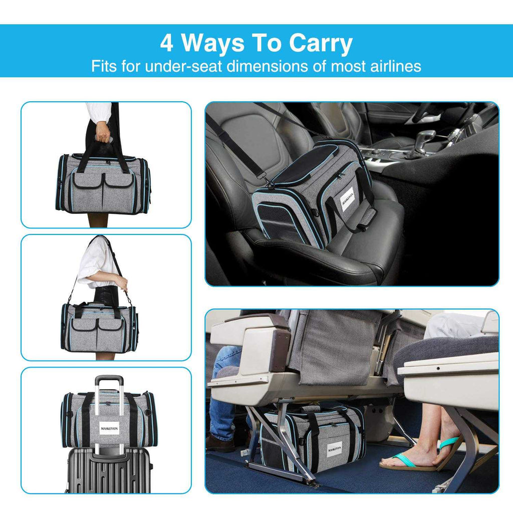 Soft Sided Collapsible Pet Carrier D9352