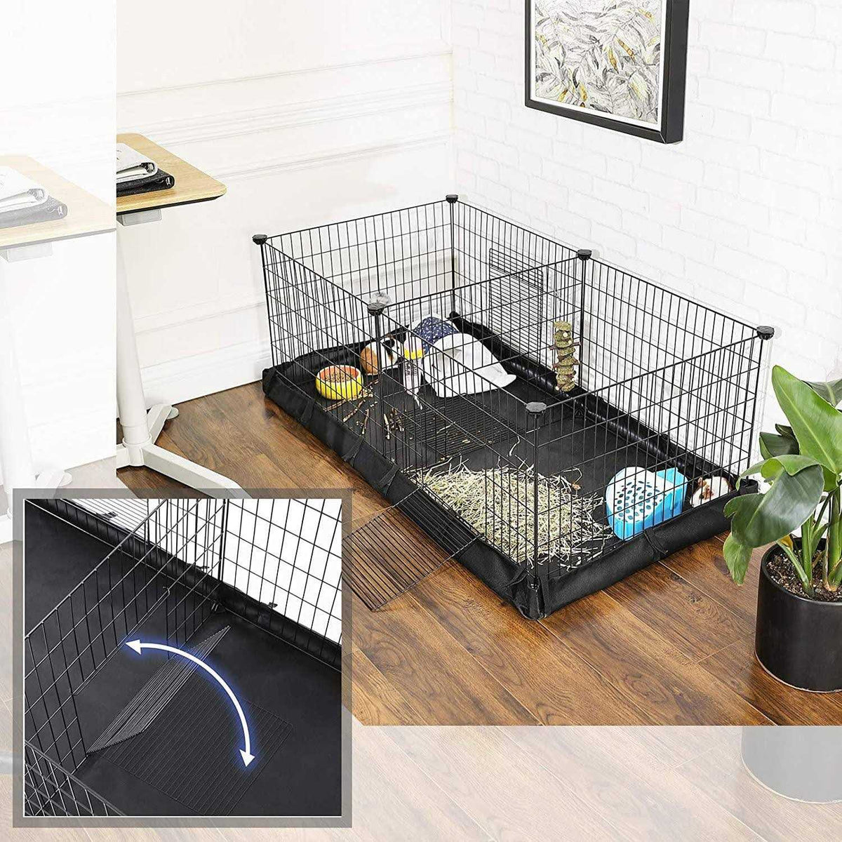 Pet Playpen with Divider Panel R2132