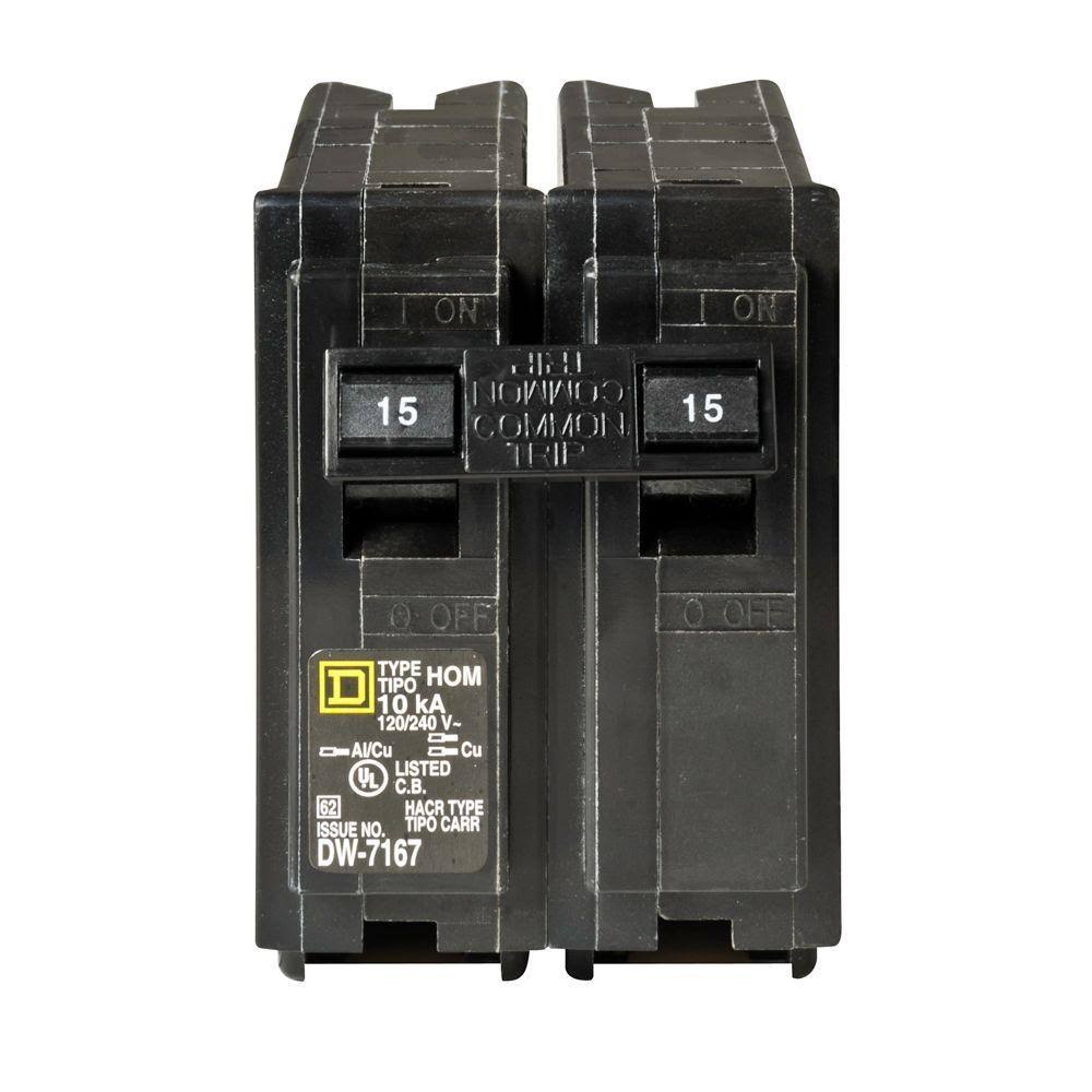 15 Amp 2-Pole Circuit Breaker 6-Pack Y30920