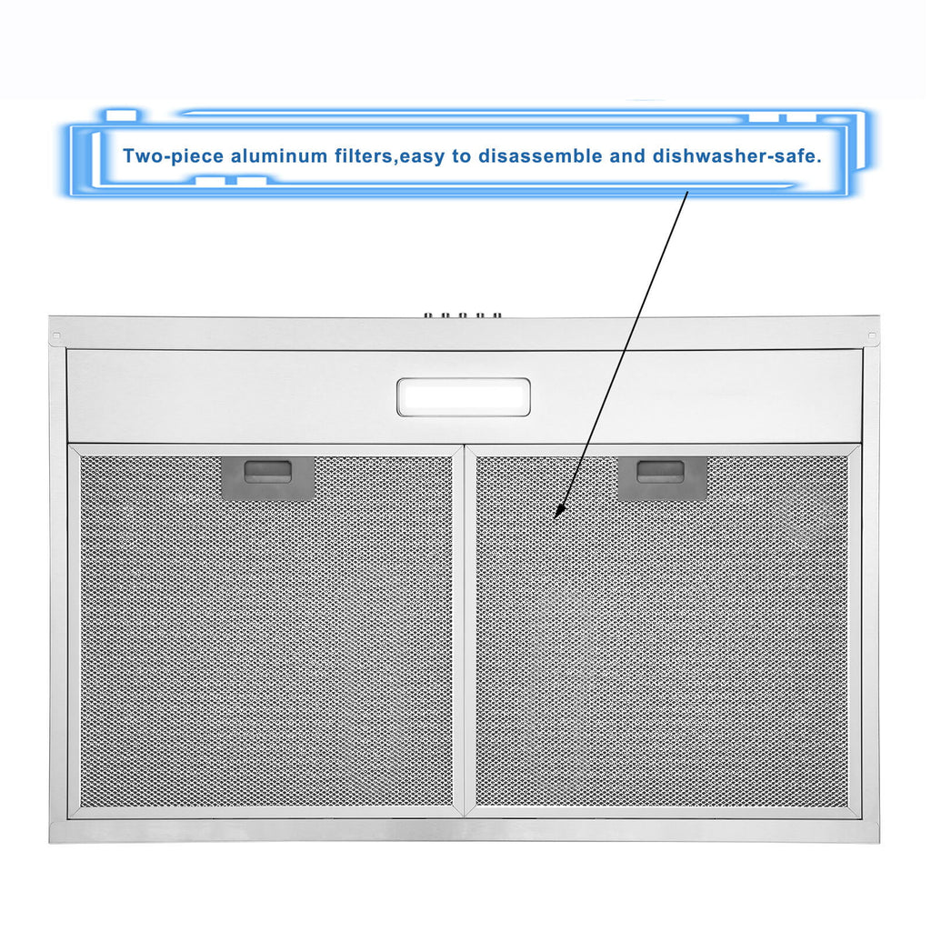 30-inch Stainless Steel Under Cabinet Range Hood W1786